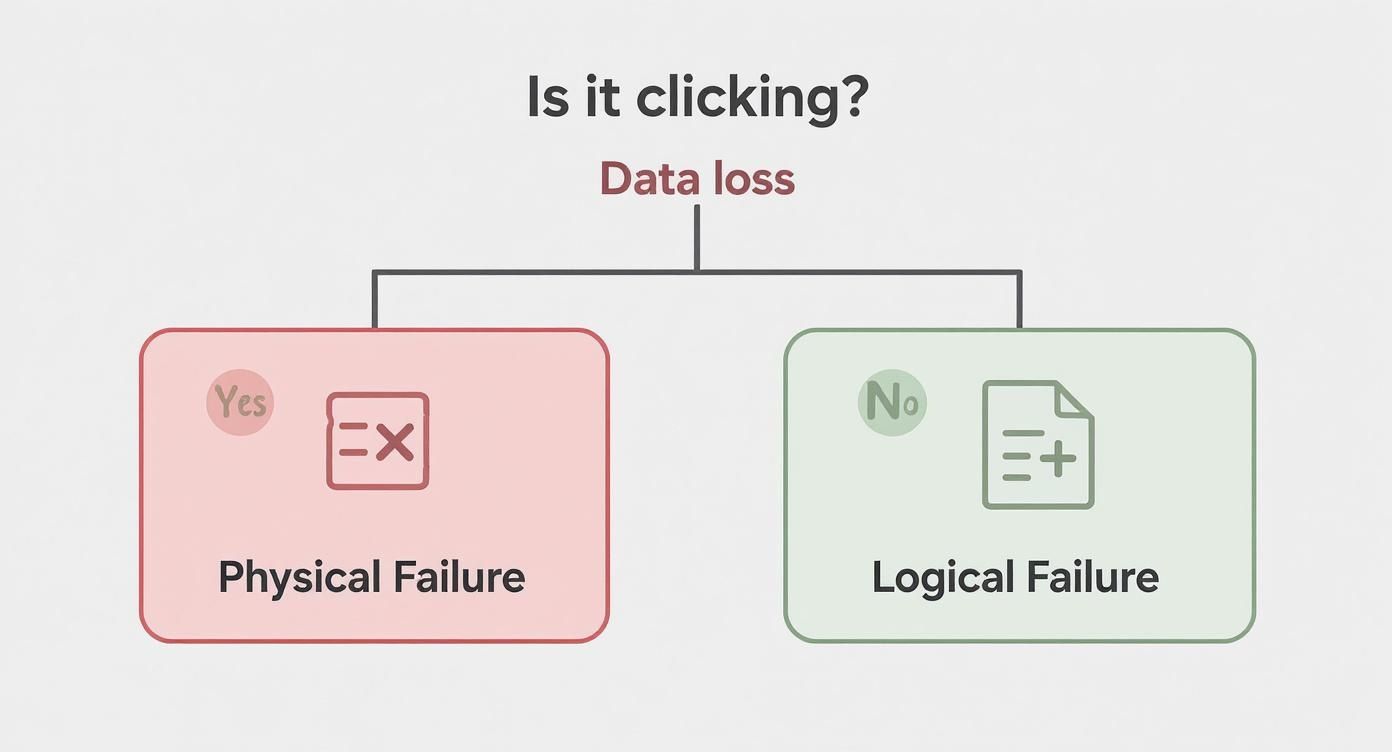 Infographic about data recovery services near me