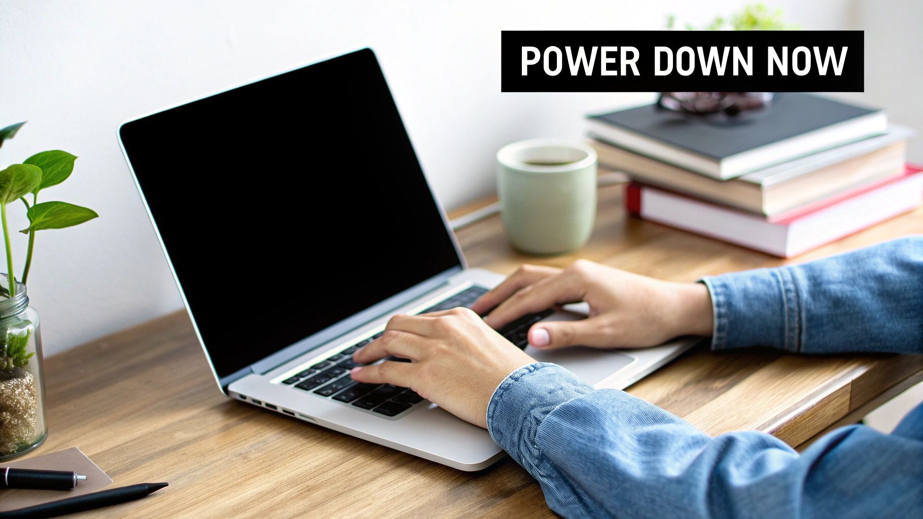 A technician carefully examining a hard drive in a clean and professional lab environment.