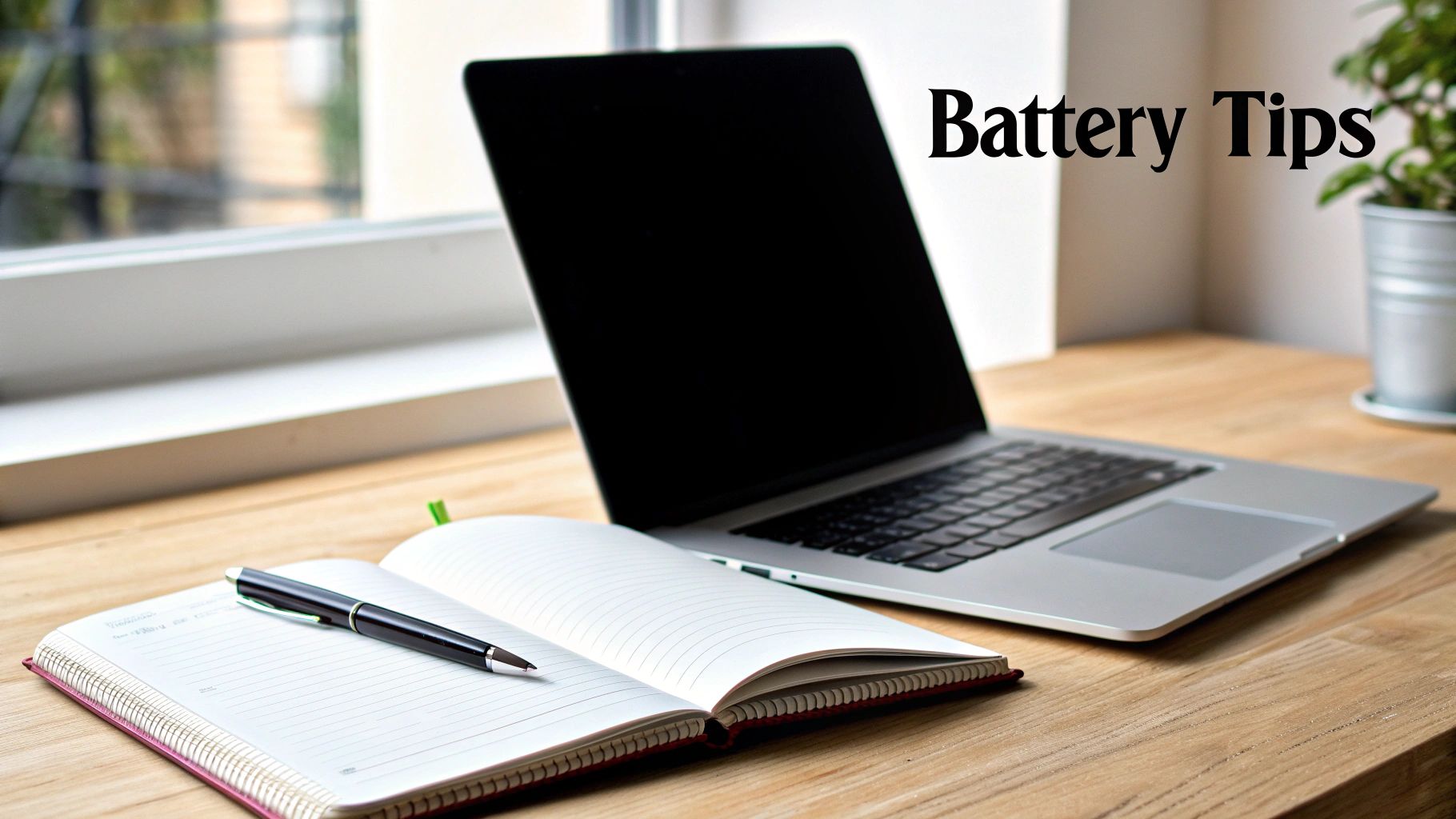 A person working on their laptop in a well-lit, modern space, focused on their screen.