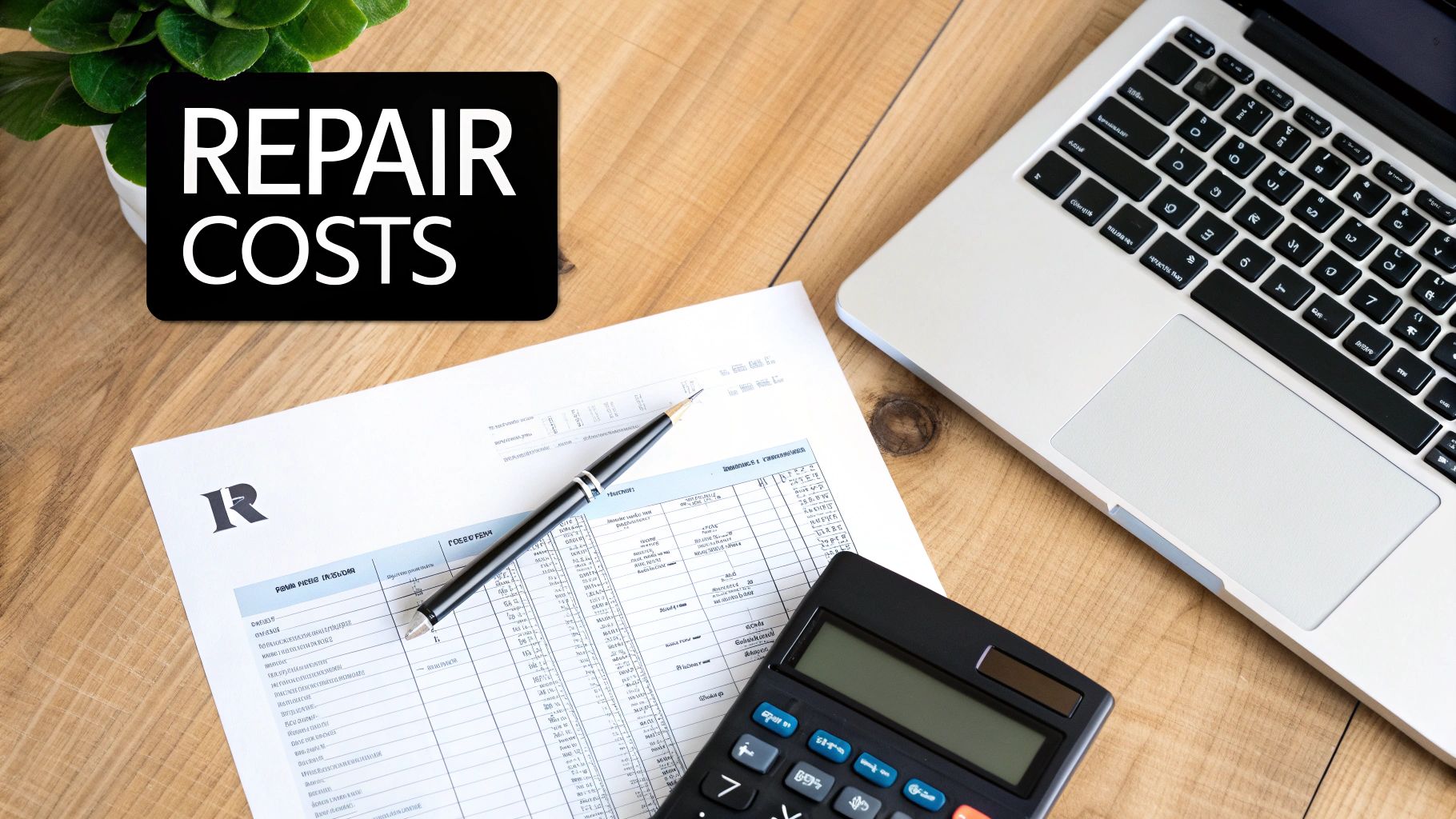 A close-up shot of a technician's hands carefully working on the internal components of a MacBook.