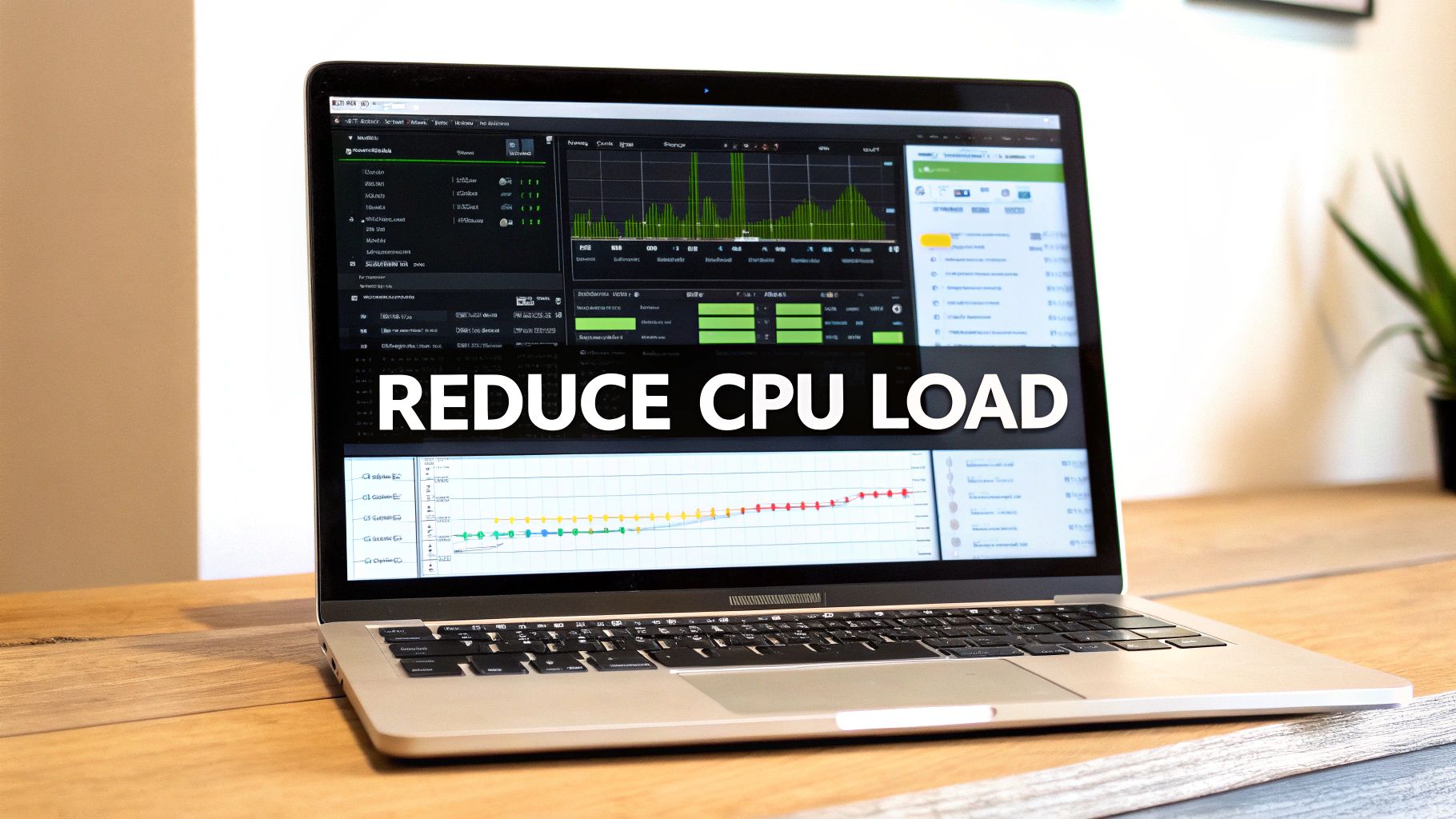 Laptop user adjusting settings on their device