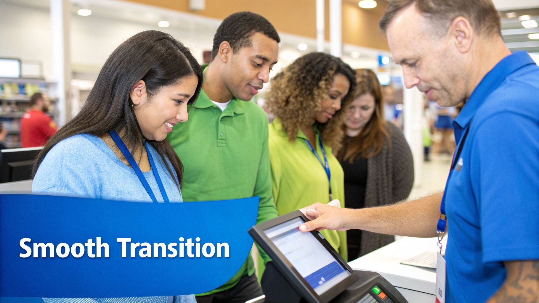 A checklist on a clipboard for a smooth POS transition.