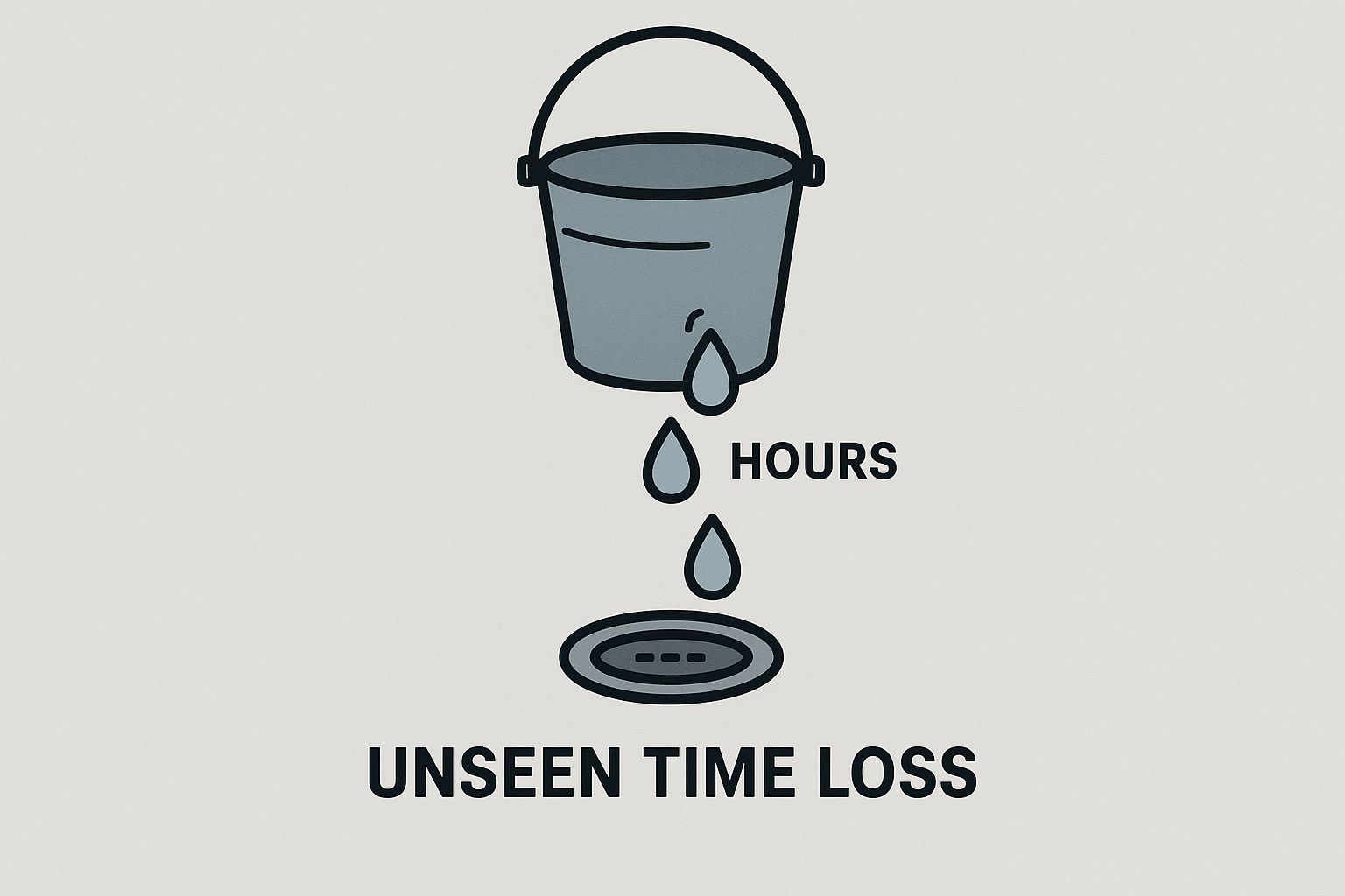 Infographic about time management difficulties