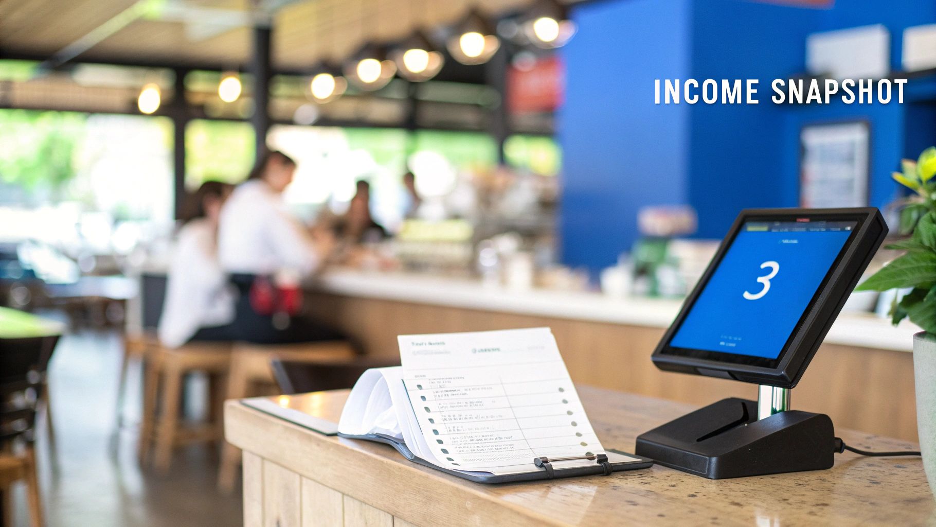 Practical restaurant income statement summary table