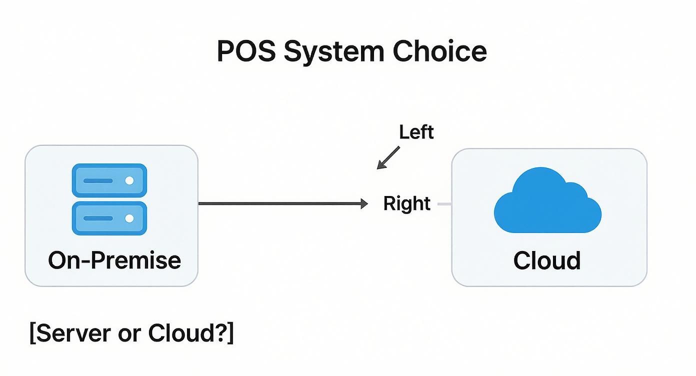 Infographic about types of pos systems
