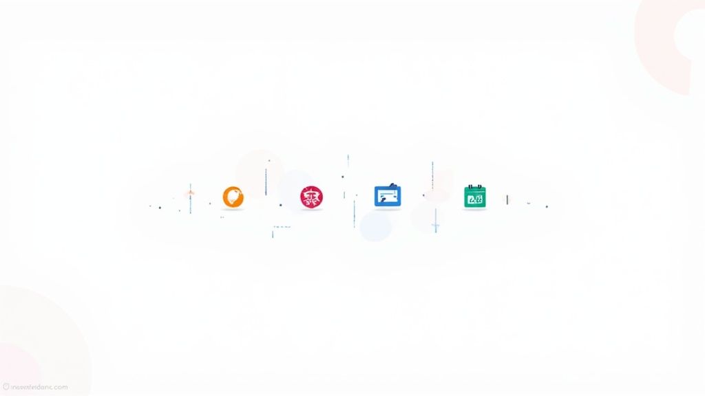 A visual comparison of different project management tool interfaces on various devices.