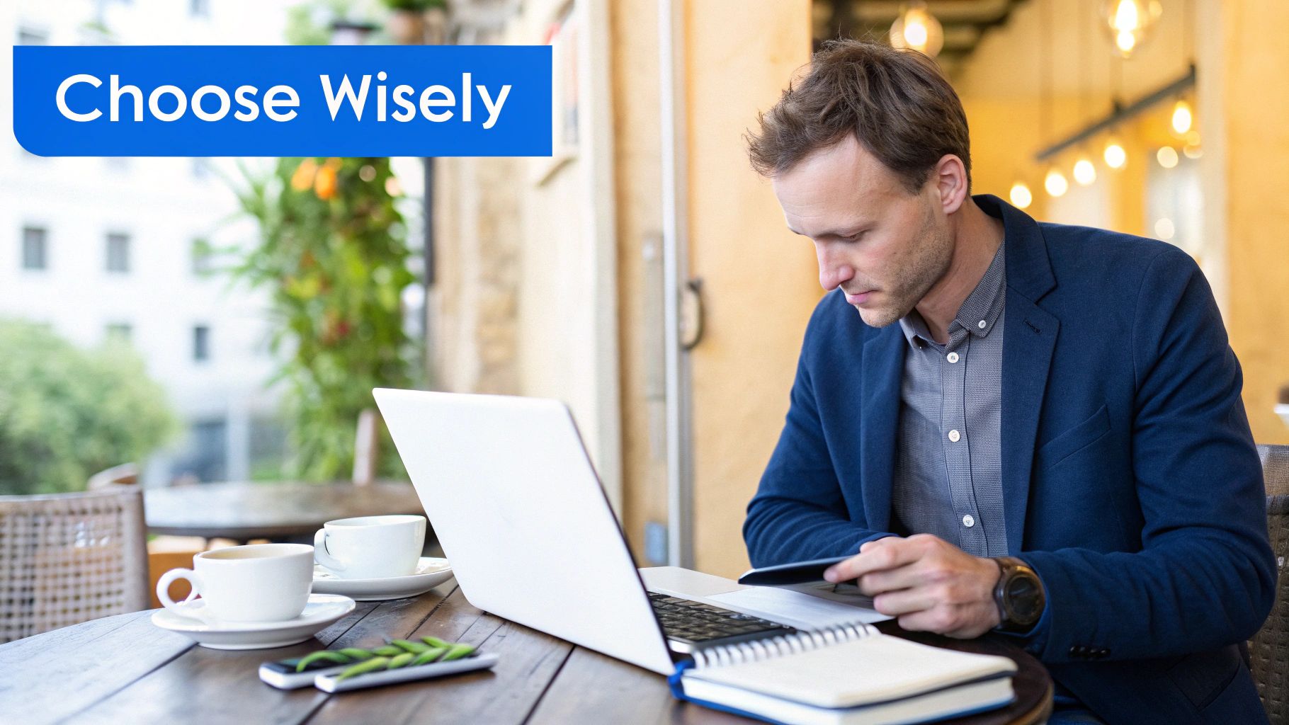 A hand holding a calculator over a business expense report, analyzing costs.