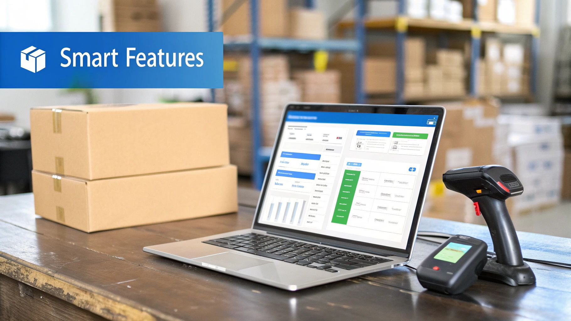 A business owner reviewing sales analytics on a tablet, showing business growth.