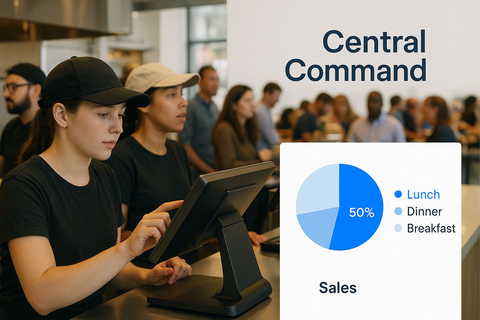 Infographic about pos system for quick service restaurant