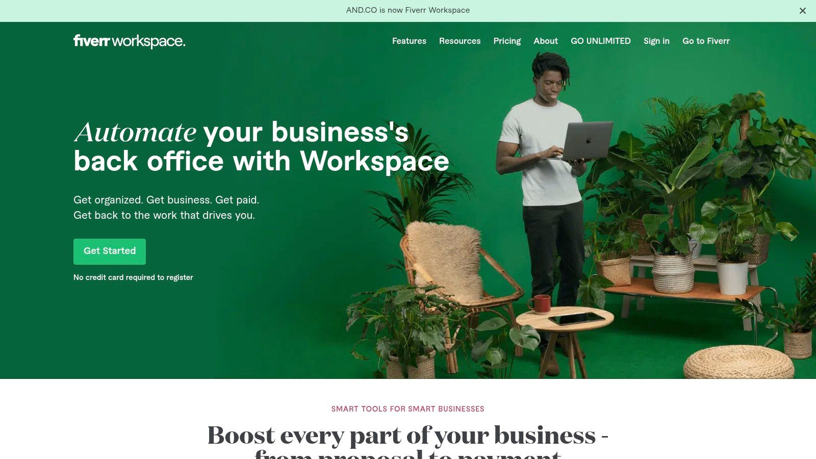 Fiverr Workspace (formerly AND.CO)