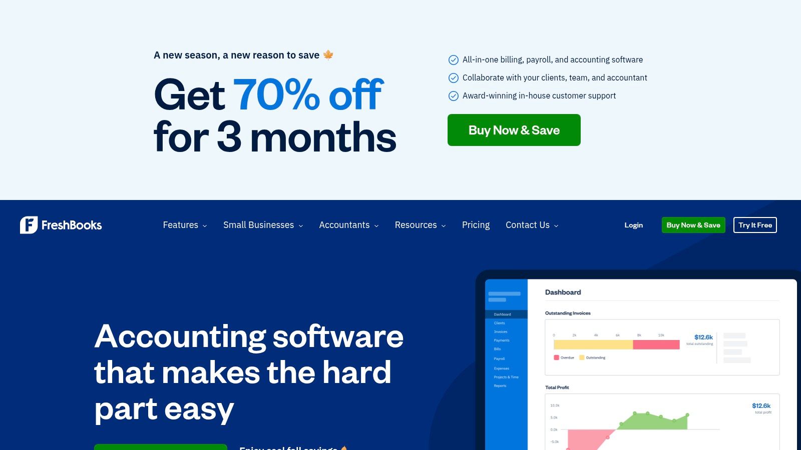 FreshBooks (Time Tracking + Invoicing)
