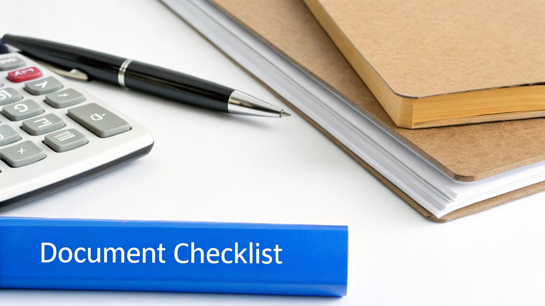 Standard Mortgage Application Document Checklist