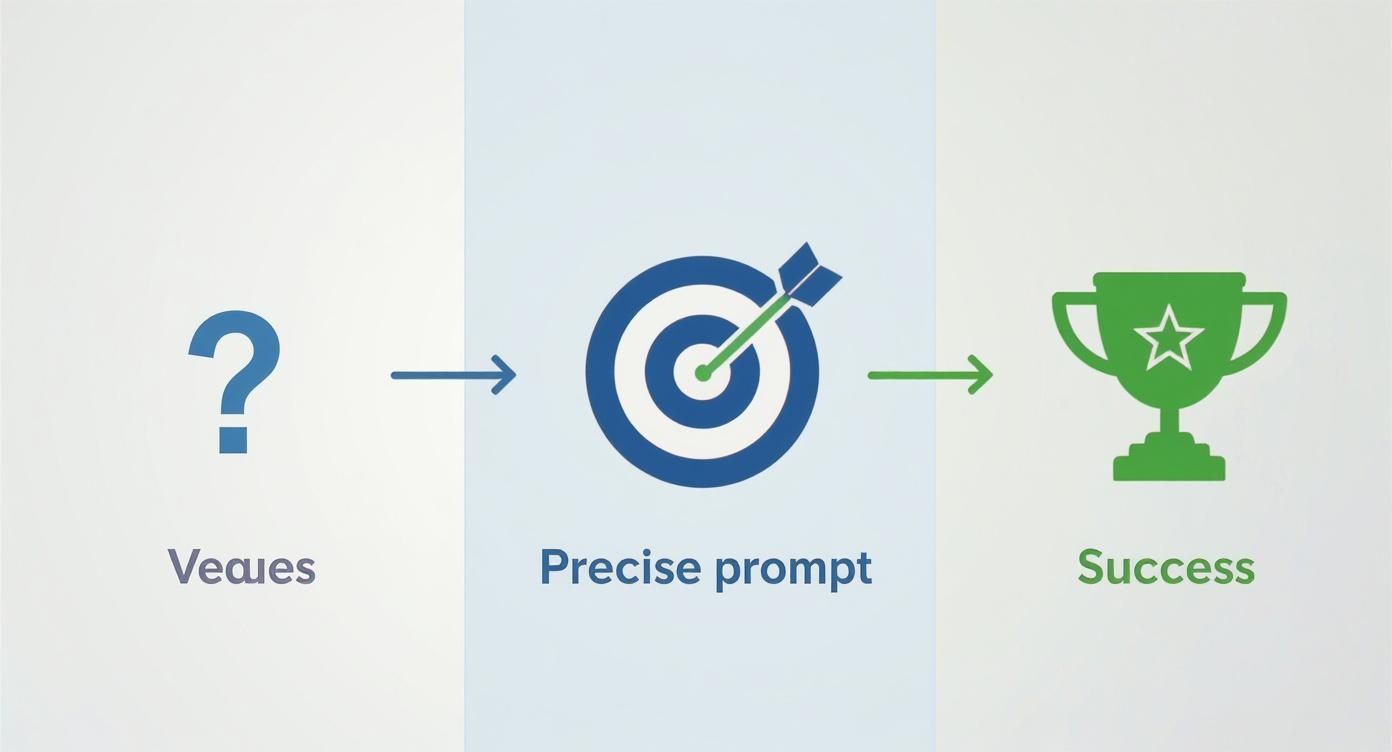 Infographic about Prompt Engineering für SEO-Marketer: Wie du Anfragen optimal formulierst