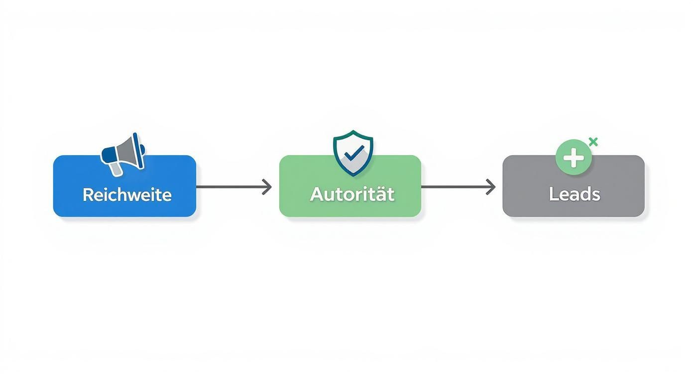 Infographic about marketing in linkedin