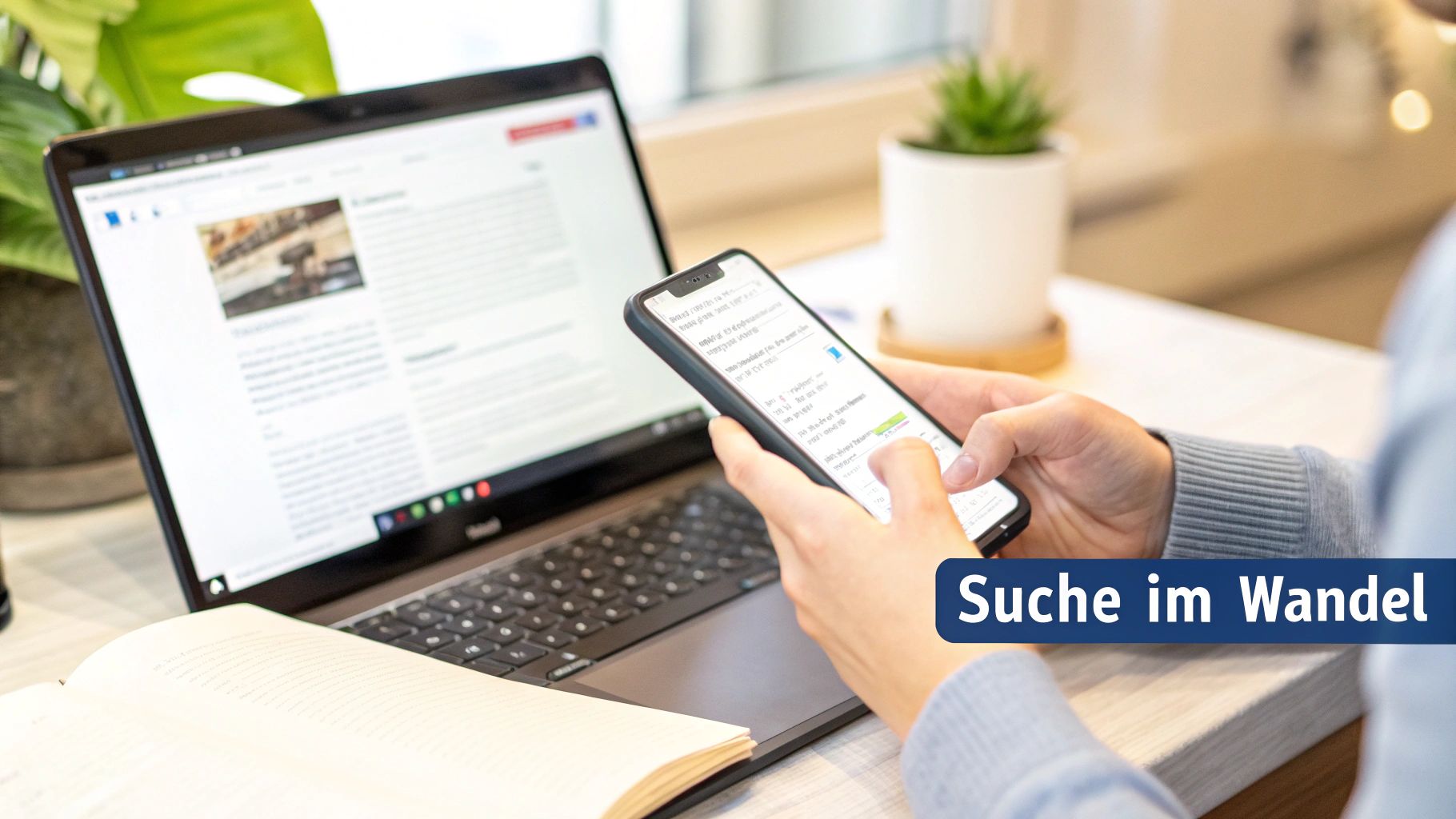 Eine abstrakte Darstellung von Frage- und Antwort-Symbolen, die sich in eine KI-Gehirnstruktur integrieren.