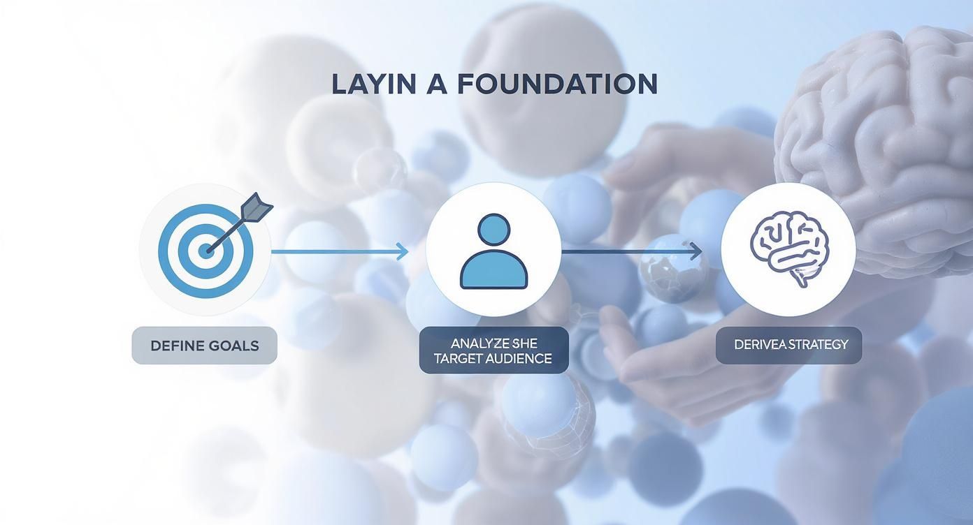 Infographic about content marketing strategie