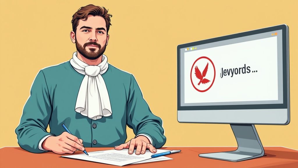 Ein Laptop auf dem ein Dashboard mit Website-Analysen zu sehen ist