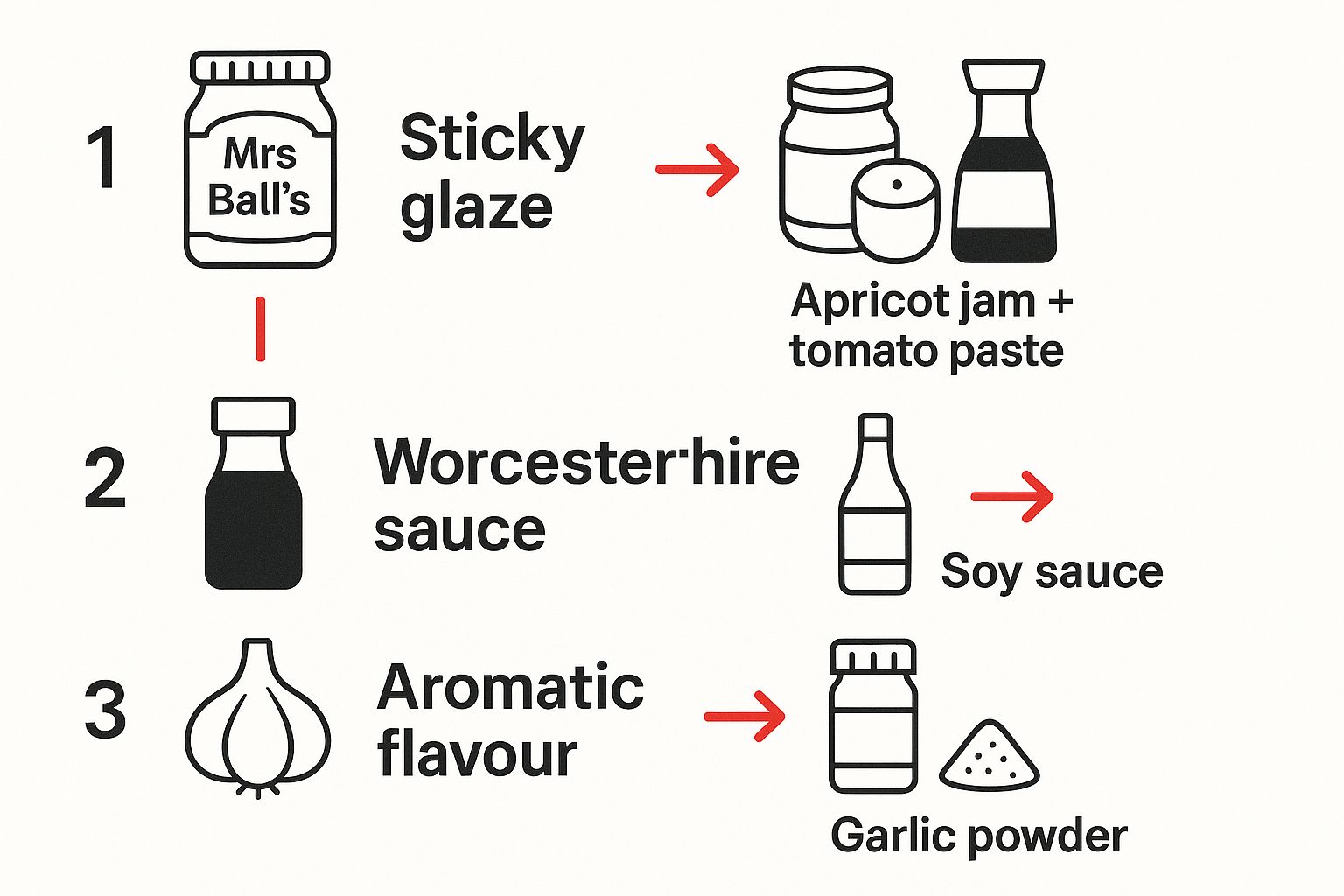 Infographic about chicken marinade for braai