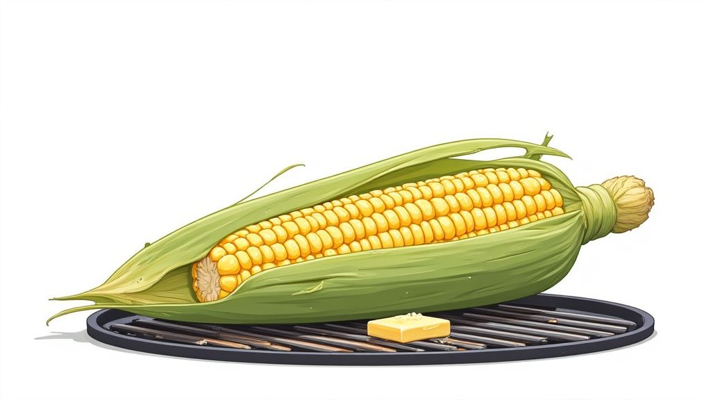 Braaied Mielies (Grilled Corn)