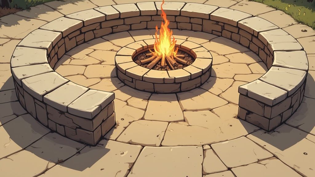 Boma-Style Circular Fire Braai