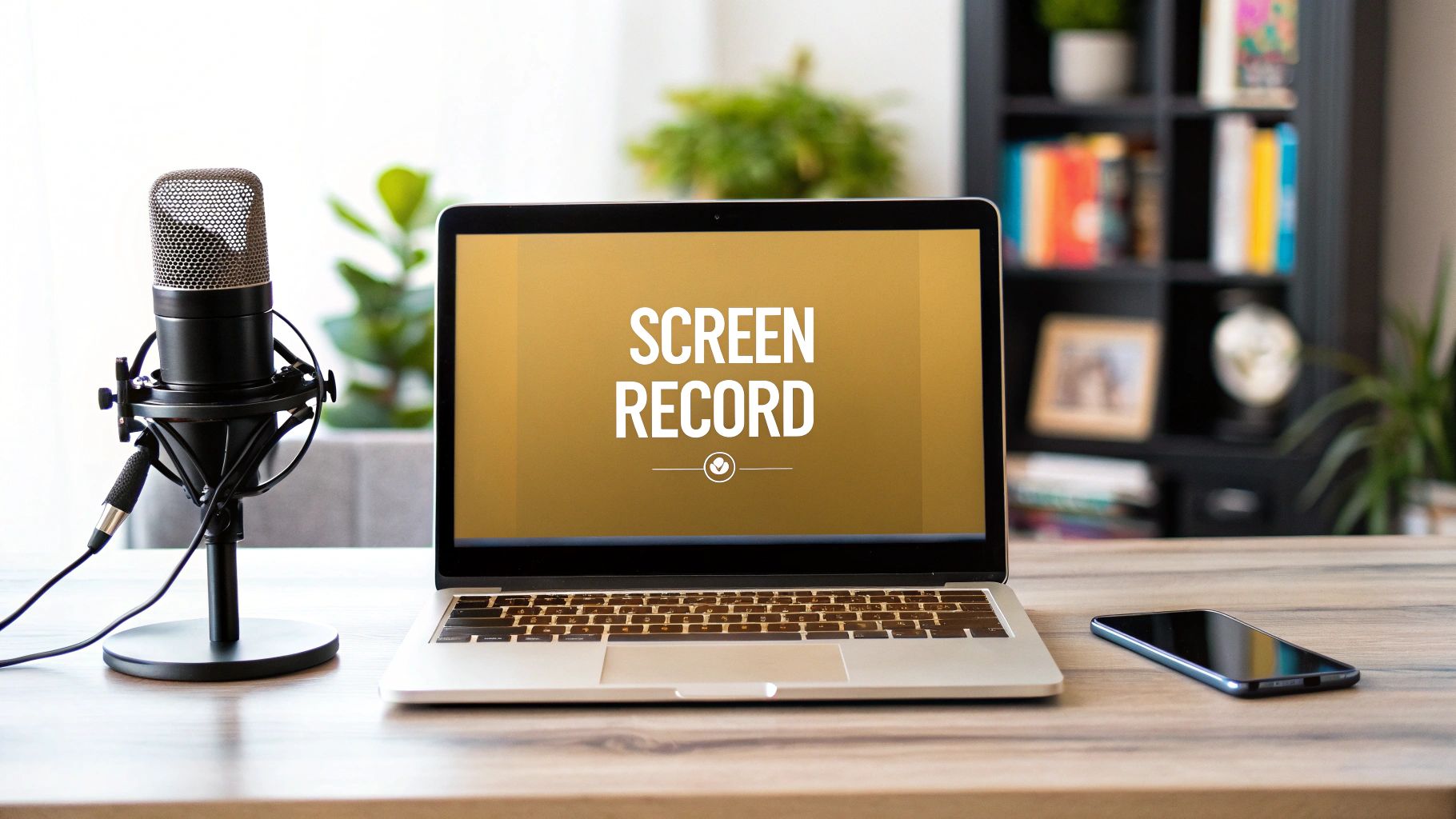 How to Screen Record with Microphone on Mac - Screen Charm
