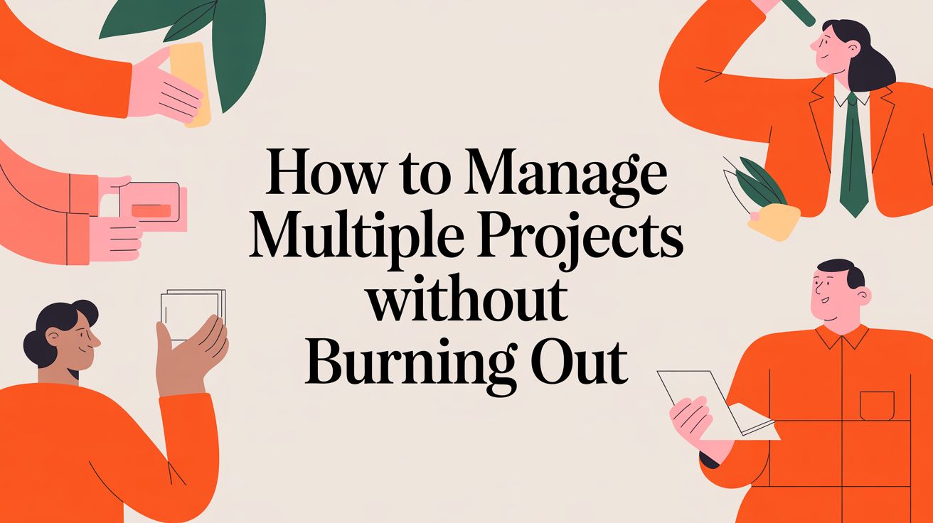 How to Manage Multiple Projects Without Burning Out