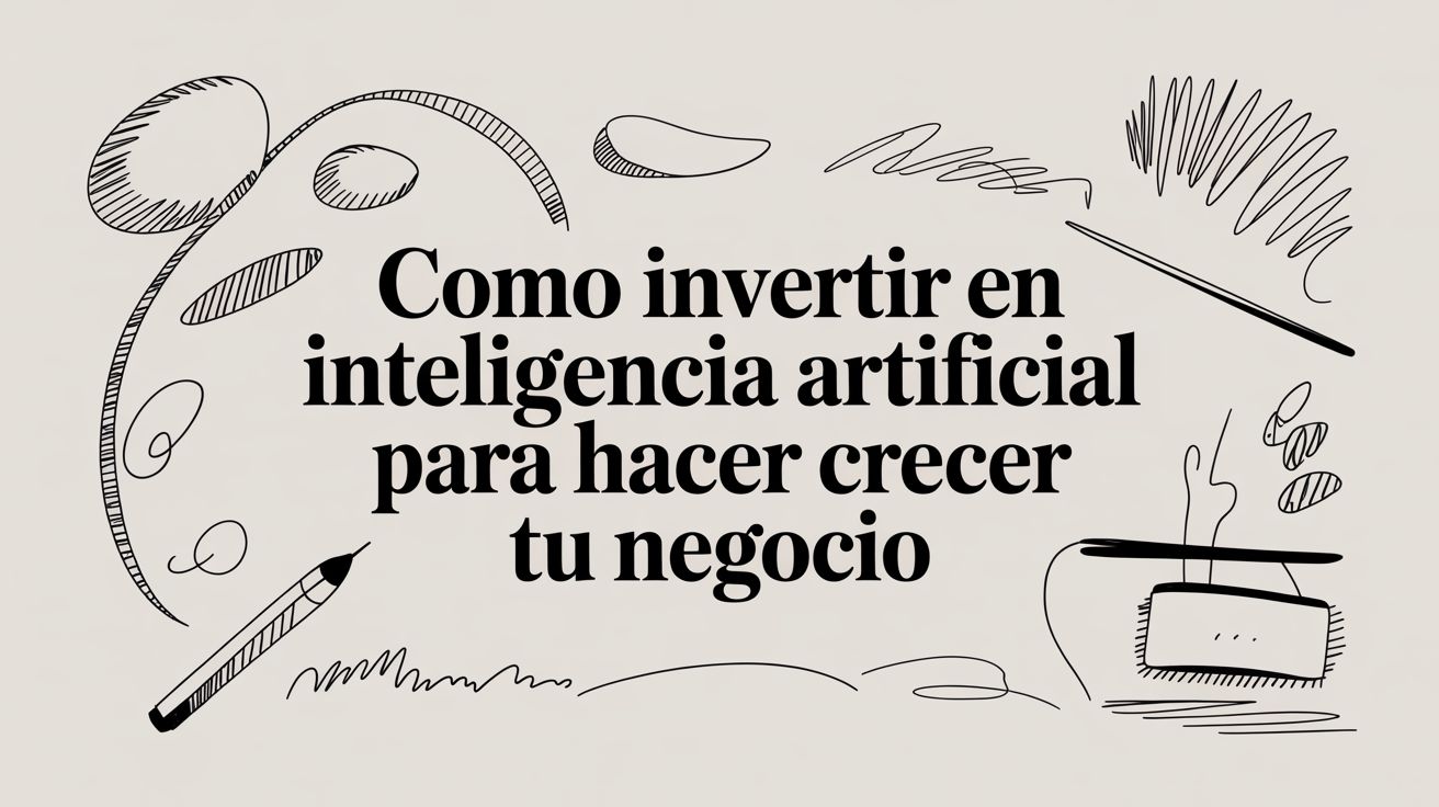 Cómo Invertir en Inteligencia Artificial para Disparar tus Ventas y Clientes