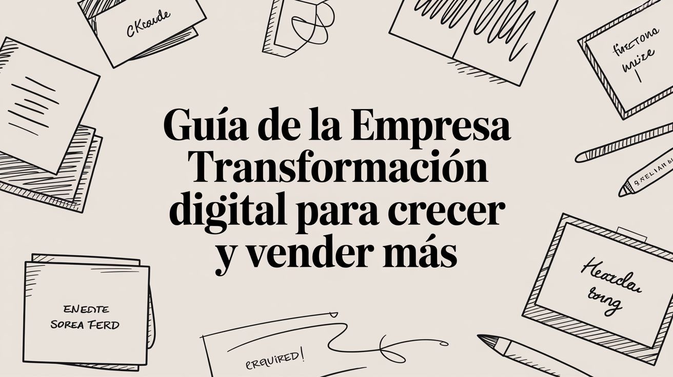 Guía de la empresa transformación digital para crecer tu negocio y vender más