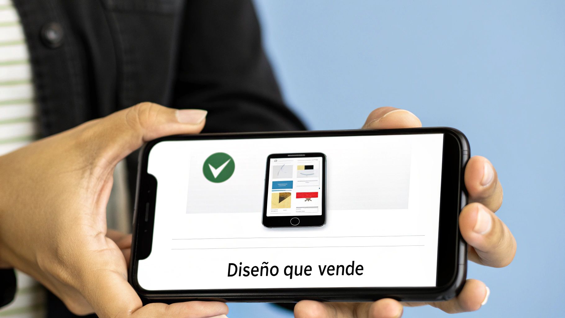 Un diseñador UX/UI trabajando en prototipos de una web en diferentes dispositivos