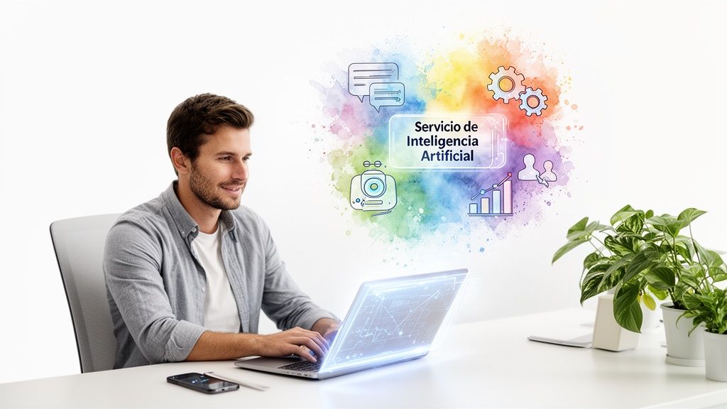 Qué es un servicio de inteligencia artificial y cómo impulsa tu negocio