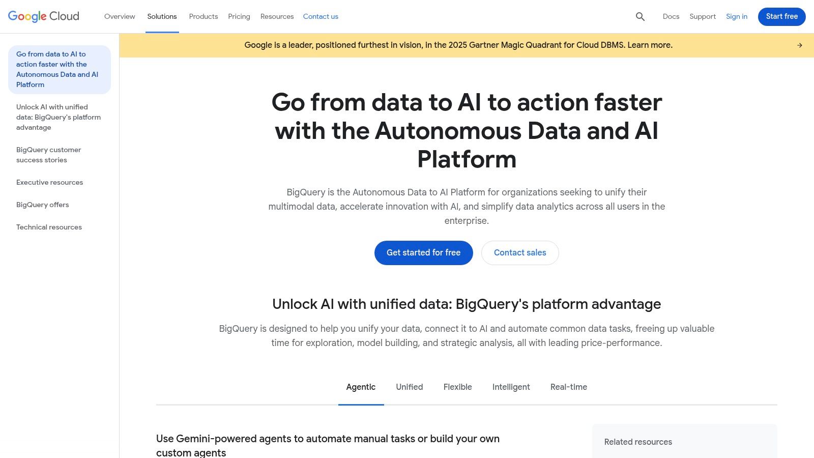 Google Cloud — BigQuery