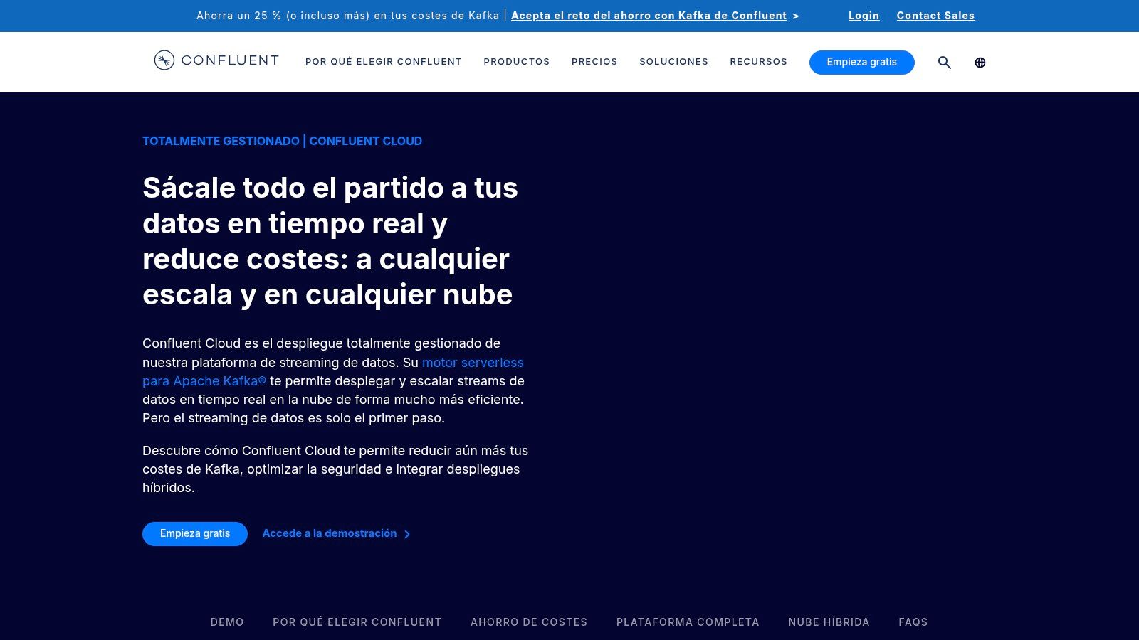 Confluent Cloud (Kafka gestionado)