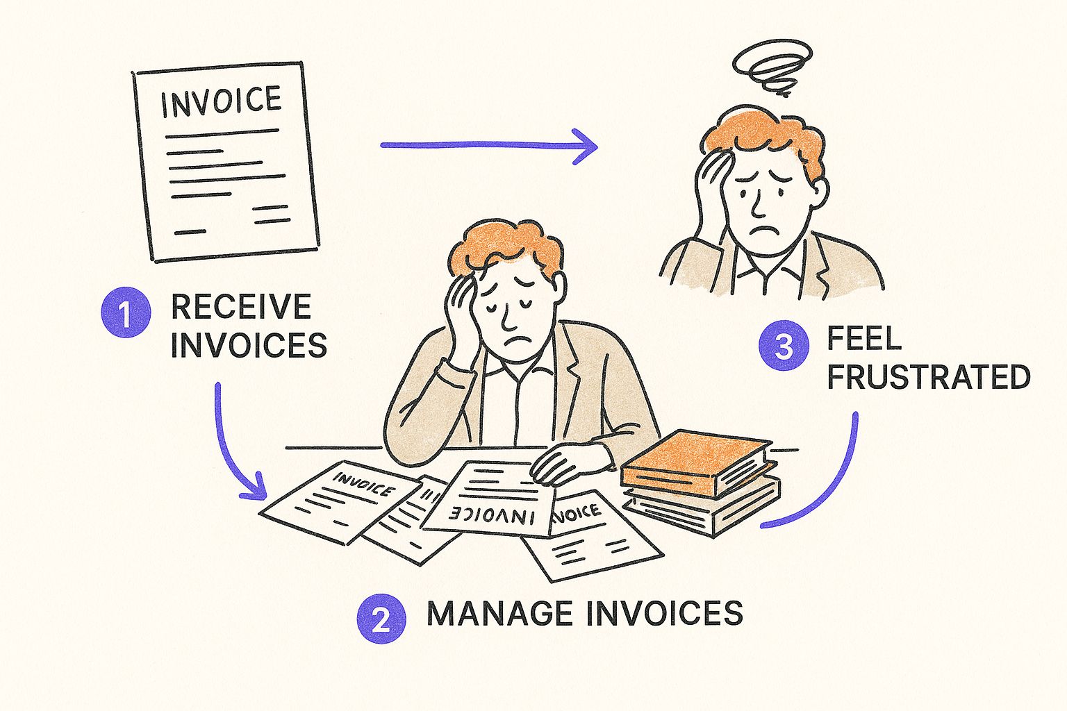 Infographic about small business document organization