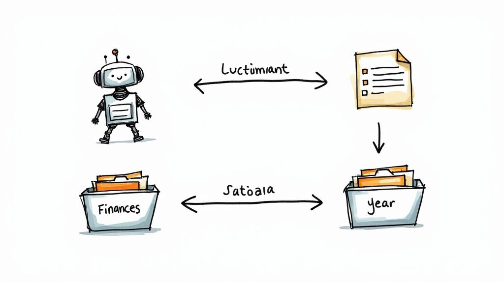 AI-powered tools sorting files automatically