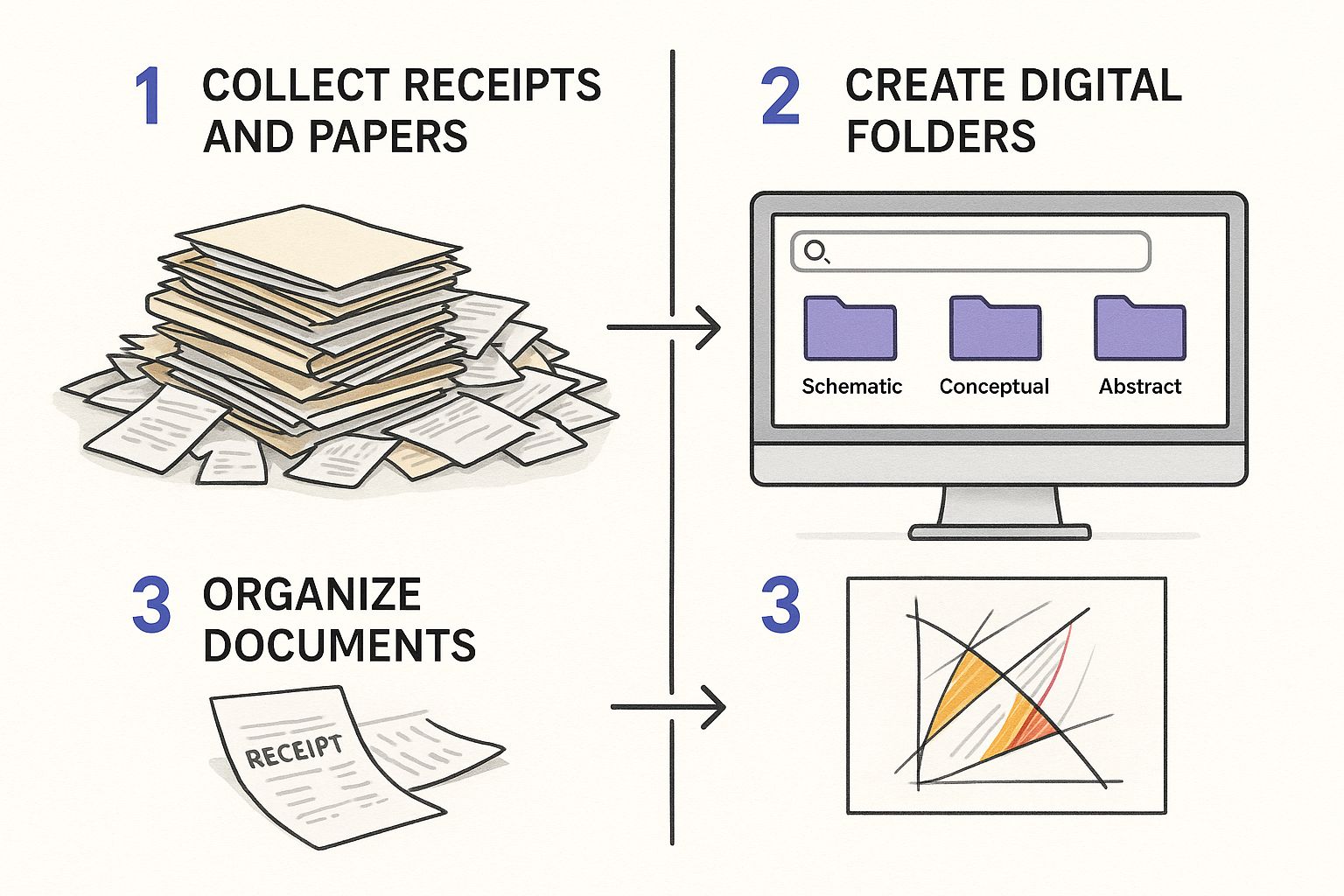 Infographic about ocr document organizer