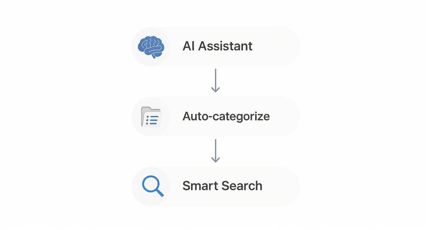 Infographic about document folder organizer