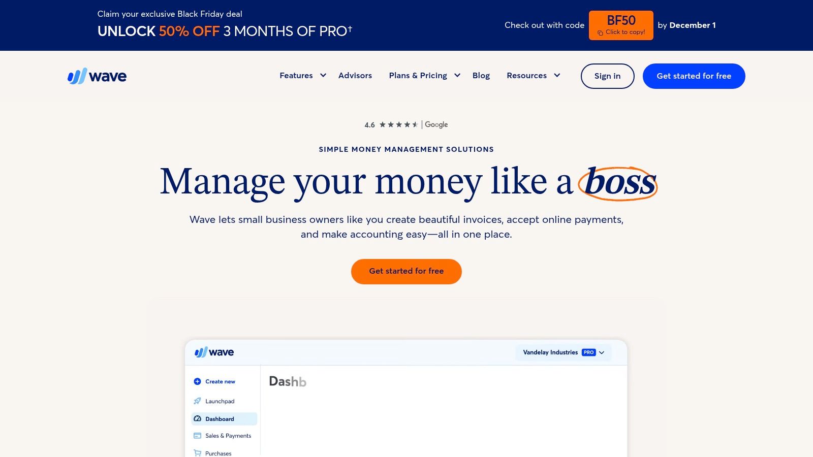 Wave Invoicing by Wave Financial