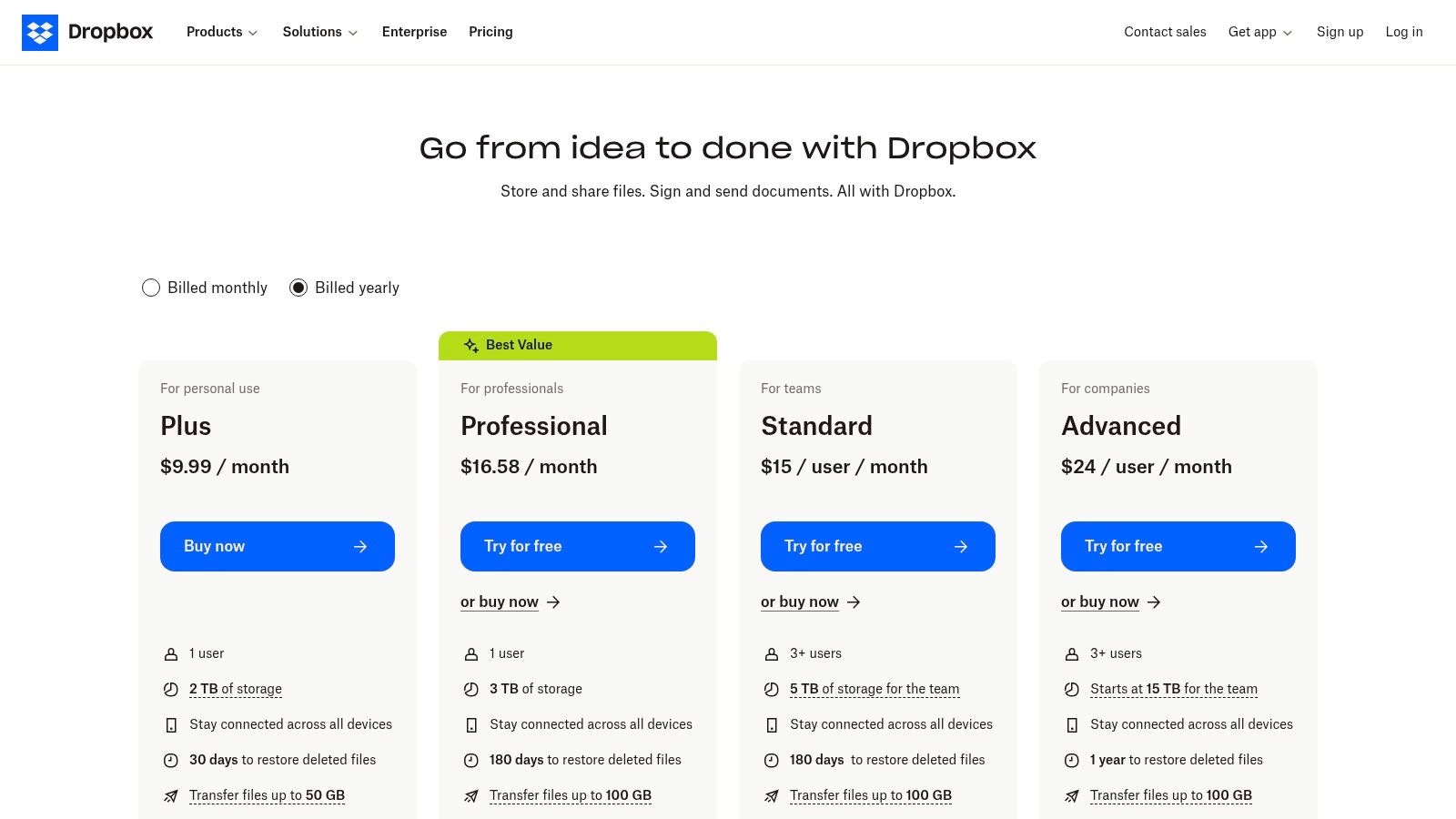 Dropbox Business (Dropbox, Inc.)