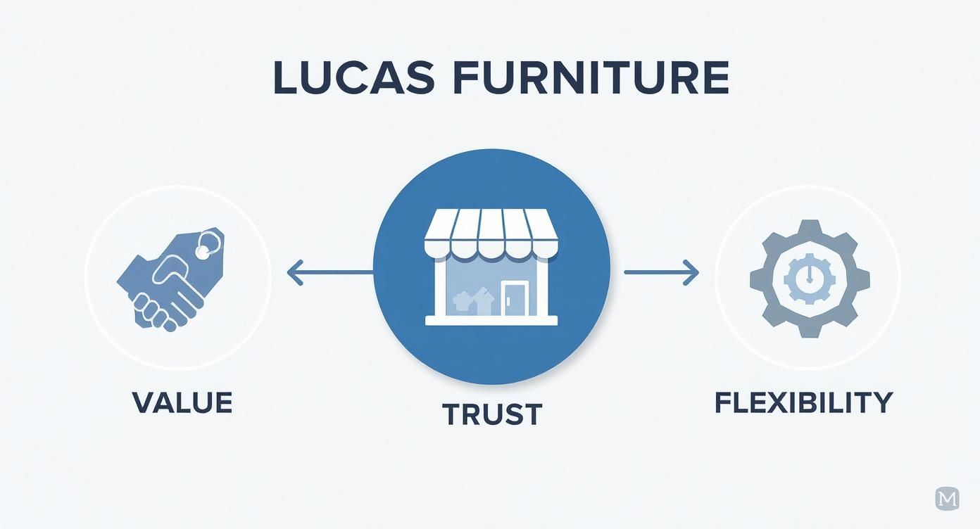 Infographic about best affordable sectional sofas