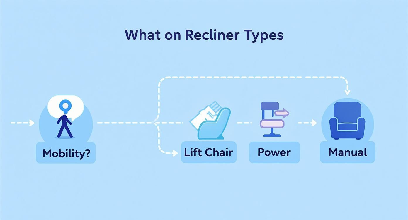 Infographic about best recliners for seniors