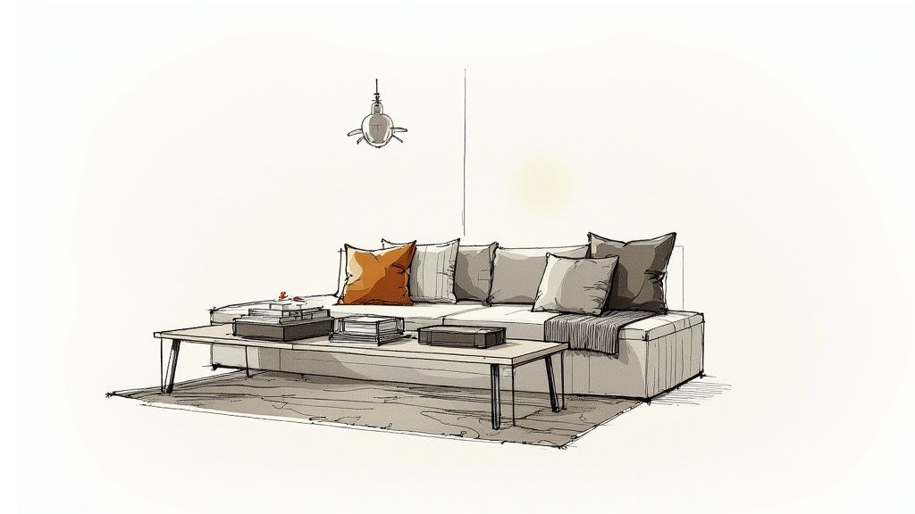 A well-staged dining area with a modern table and chairs, demonstrating how furniture can maximize a room's appeal.