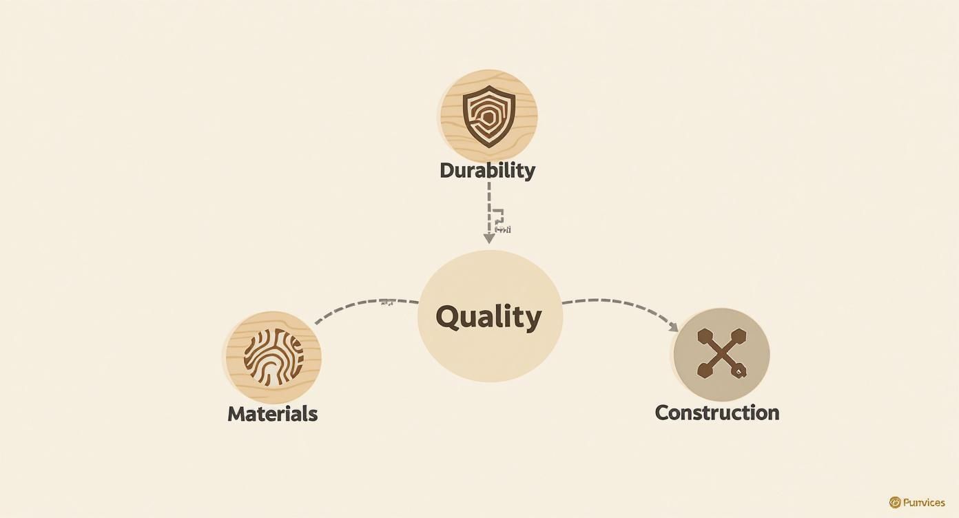 Infographic about best solid wood furniture brands