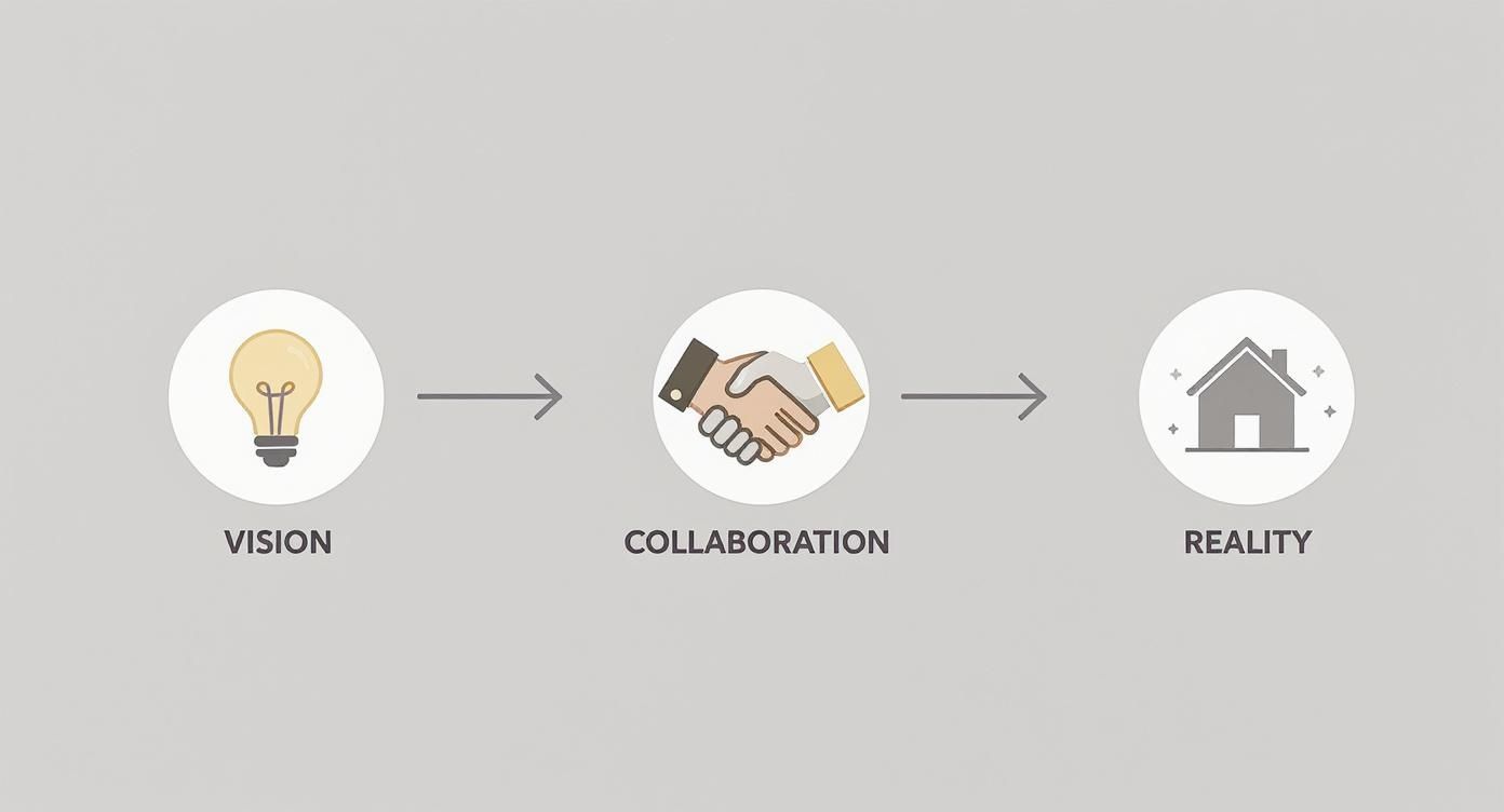 Infographic about interior design consultation services