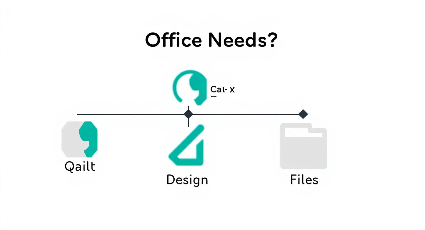 Infographic about how to design a home office