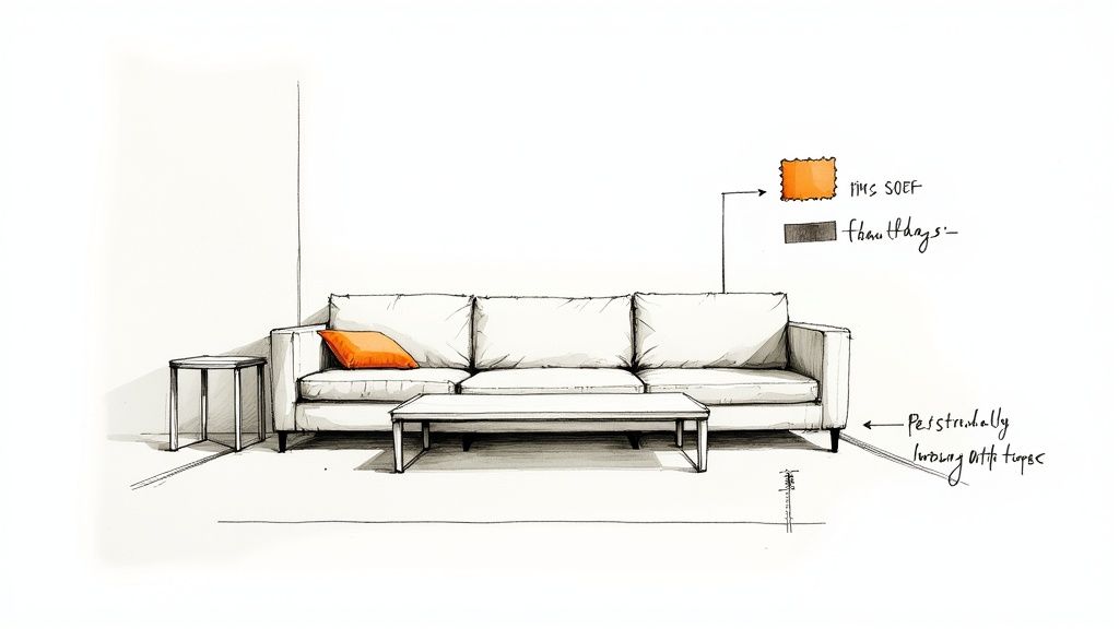 A well-decorated living room with a sofa, chairs, and coffee table.