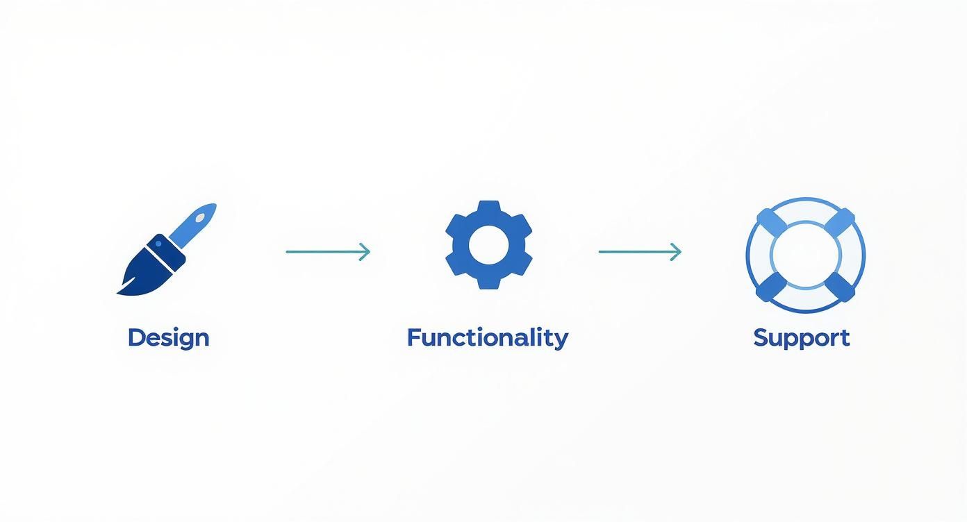 Інфографіка про ключові етапи формування ціни на інтернет-магазин