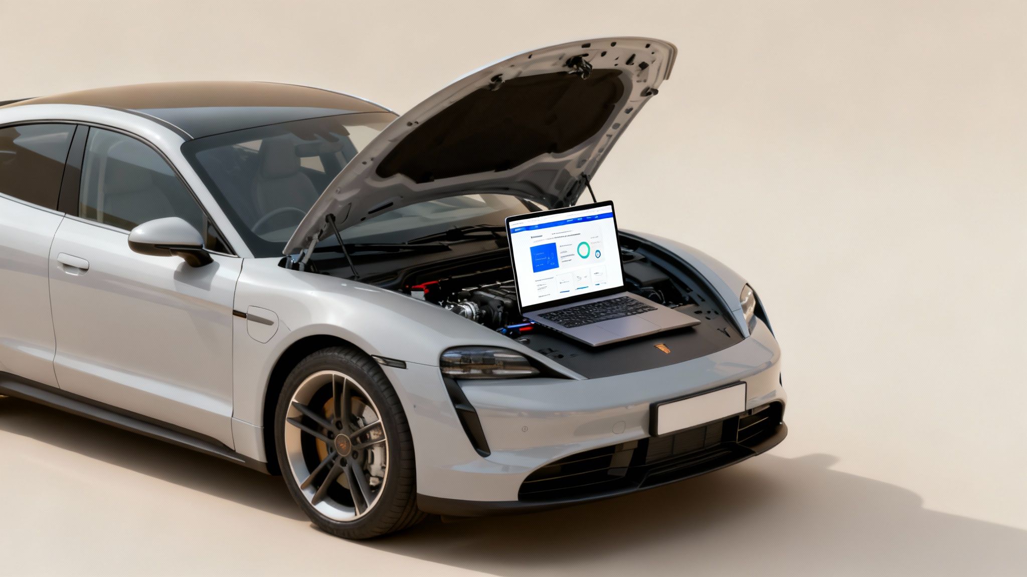 Жінка аналізує дані на ноутбуці, що символізує аудит сайту