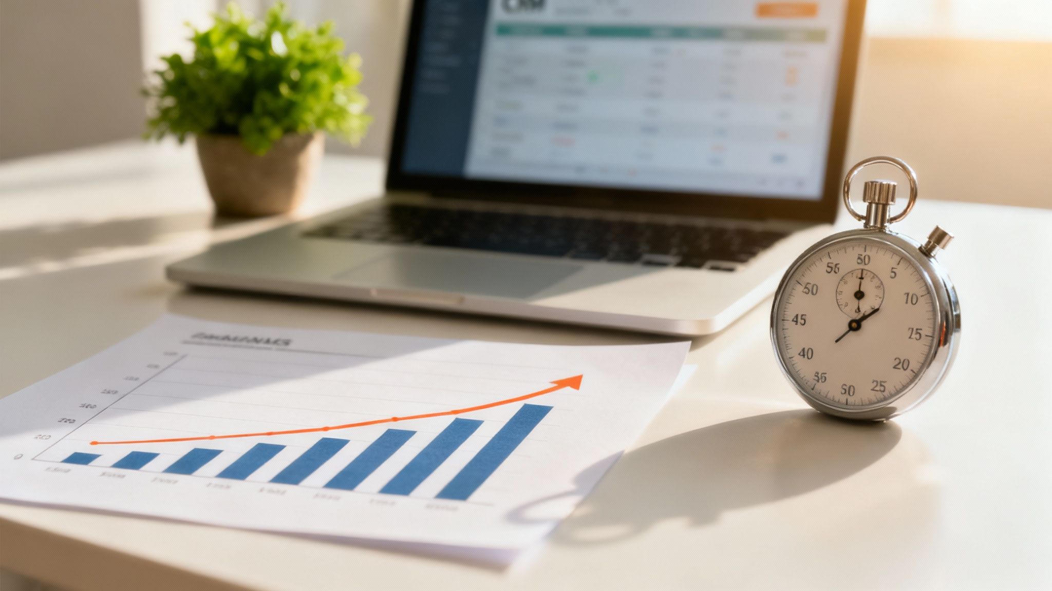 Інфографіка, що демонструє зростання продажів, покращення сервісу та ефективності після впровадження CRM.
