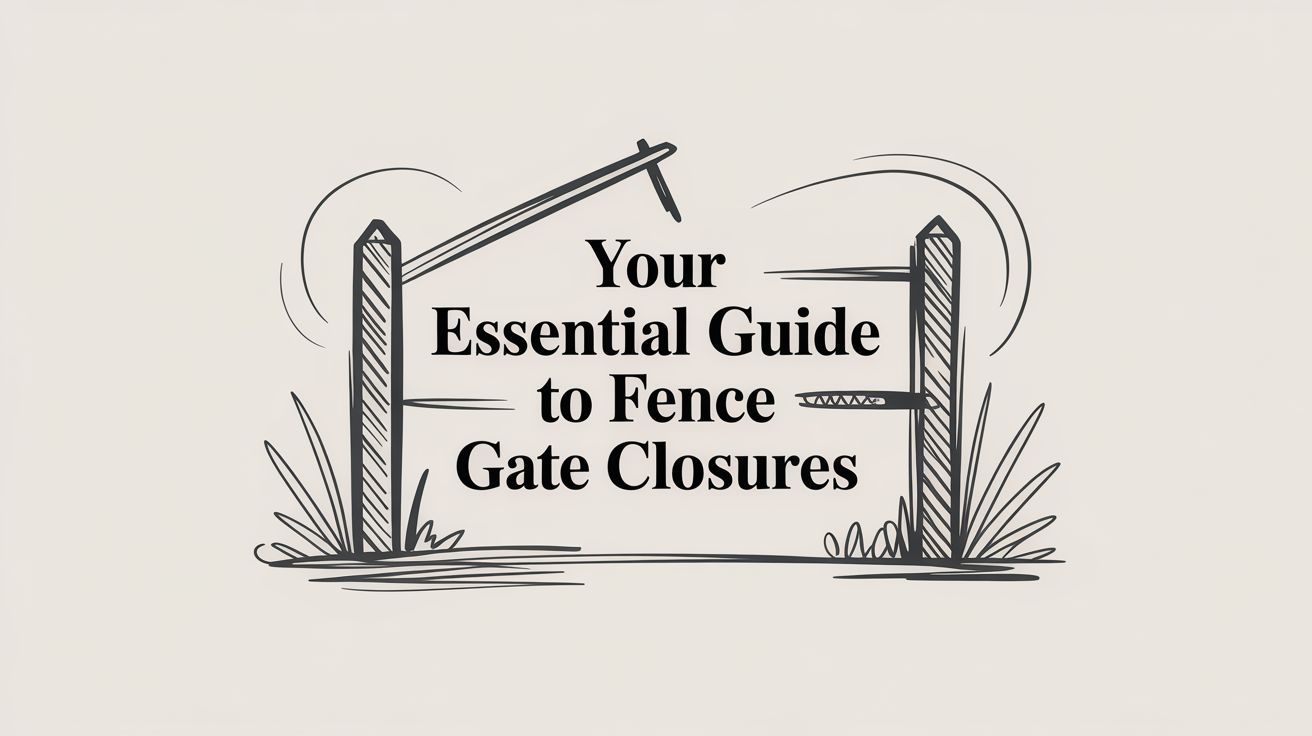Your Actionable Guide to Fence Gate Closures