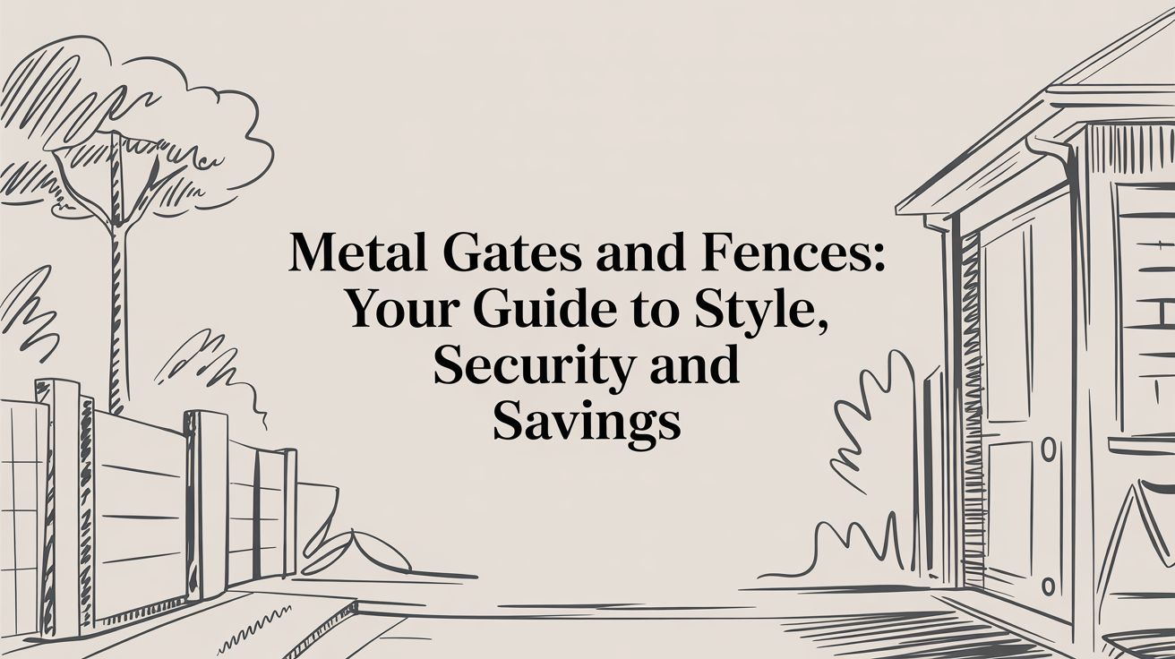 Metal Gates and Fences: Your Actionable Guide to Lasting Style and Security